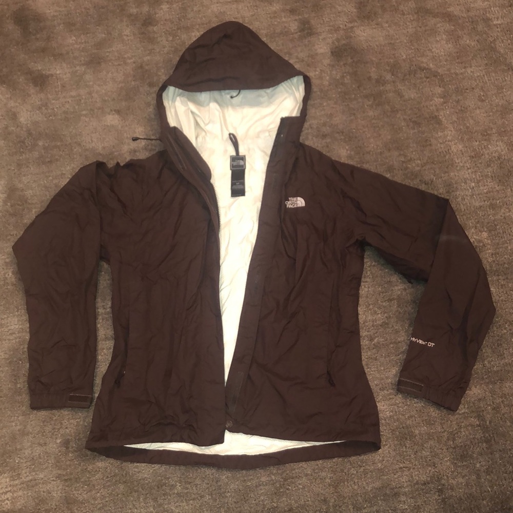 North face rain coat